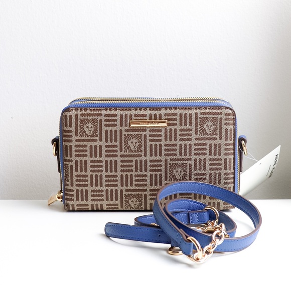 Anne Klein Handbags - Anne Klein Double Zip Crossbody Handbag . NWT!